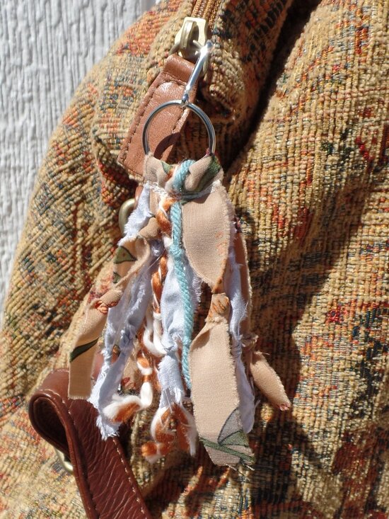 Hand Crafted Accessories - Hand Crafted Clip On Textile MINI Swag